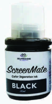 Screenmate TFP Ink, 140ml UV Blocking Black